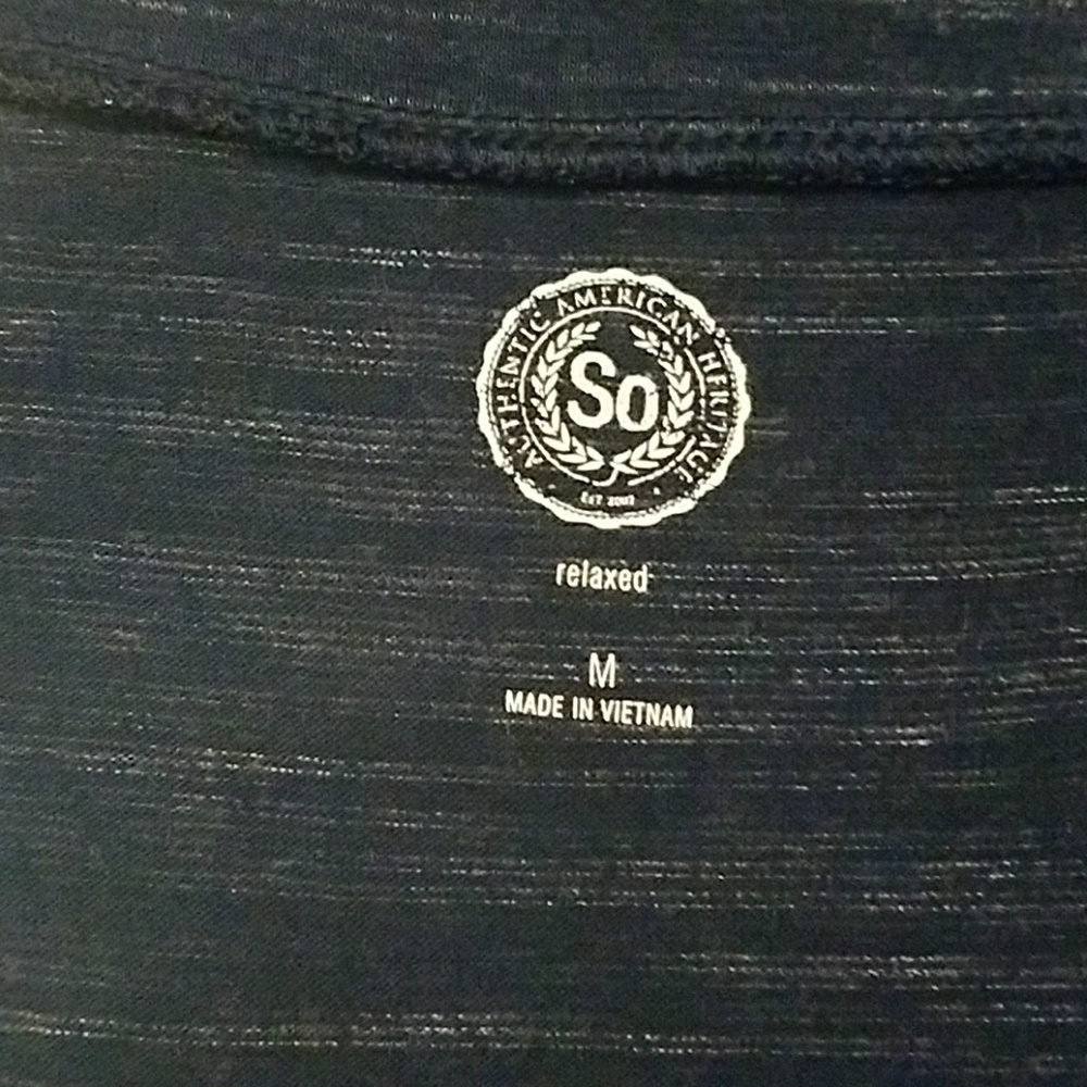 Blue Sonoma Tee with Lace Up Sleeves - Picture 3 of 3
